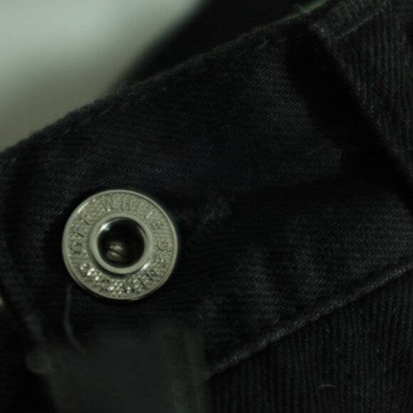 COPY - OFF-WHITE Black embroidered Flowers women Baggy Jeans size 26 - Picture 5 of 14